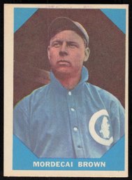 1960 FLEER GREATS #9 MORDECAI BROWN