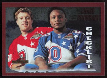 1995 SCORE RED SIEGE CHECKLIST #235 FOOTBALL CARD