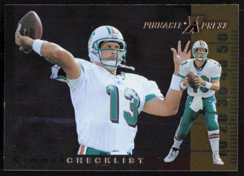 1997 PINNACLE #149 CHECKLIST FOOTBALL CARD