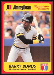 1991 JIMMY DEAN BARRY BONDS #4 BASEBALL CARDS