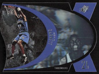 1997 UPPER DECK SPX DIE CUT #SPX29 KEVIN GARNETT HOLO BASKETBALL CARD