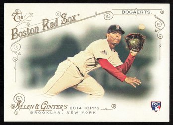 2014 TOPPS ALLEN & GINTER XANDER BOGAERTS ROOKIE BASEBALL CARD