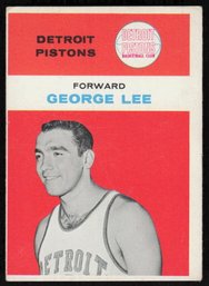 1961 FLEER #27 GEORGE LEE BASKETBALL CARD