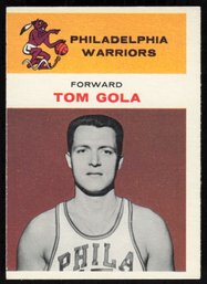 1961 FLEER #14 TOM GOLA BASKETBALL CARD