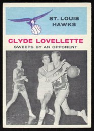 1961 FLEER #58 CLYDE LOVELLETTE BASKETBALL CARD