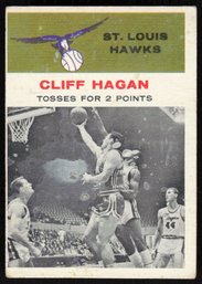 1961 FLEER #53 CLIFF HAGAN BASKETBALL CARD