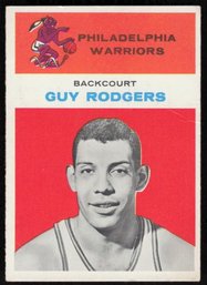 1961 FLEER #37 GUY RODGERS BASKETBALL CARD