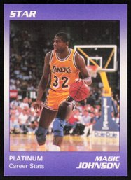 Platinum STAR Co Magic Johnson Basketball Card