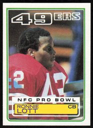 1983 Topps Football Ronnie Lott Card