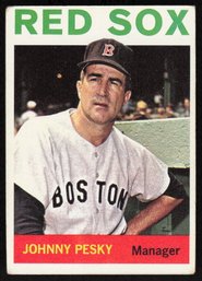 1964 Topps Baseball Johnny Pesky  Card