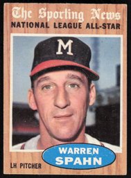 1962 Topps #399 Warren Spahn
