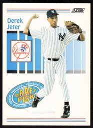 1993 SCORE #489 DEREK JETER ROOKIE BASEBALL CARD