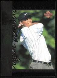 2001 UPPER DECK #TT17 TIGER WOODS ROOKIE GOLF CARD