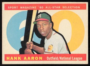 1960 Topps Hank Aaron All-Star