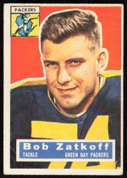 1956 TOPPS #67 BOB ZATKOFF NFL CARD