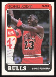 1988 FLEER #17 MICHAEL JORDAN BASKETBALL CARD