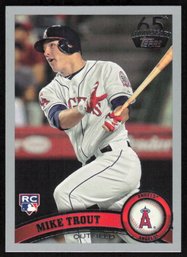 2016 TOPPS 65TH ANNIV MIKE TROUT ROOKIE BASEBALL CARD