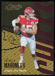 2018 ABSOLUTE PATRICK MAHOMES 2ND YEAR FOOTBALL CARD