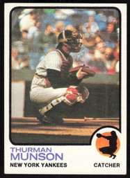 1973 TOPPS #142 THURMAN MUNSON BASEBALL CARD