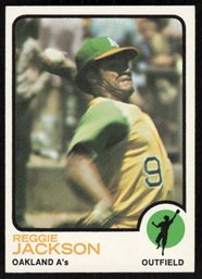 1973 TOPPS #255 REGGIE JACKSON BASEBALL CARD