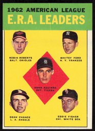 1963 TOPPS #6 AGUIRRE ROBERTS FORD CHANCE FISHER