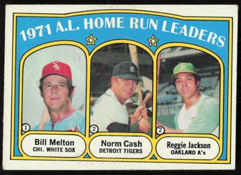 1972 TOPPS #90 REGGIE JACKSON CASH MELTON ROOKIES