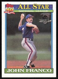 1991 TOPPS DESERT STORM #470 JOHN FRANCO BASEBALL CARD