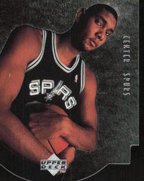 1997 UPPER DECK #SA11 TIM DUNCAN DIE CUT ROOKIE