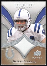 2009 UPPER DECK EXQUISITE DALLAS CLARK PATCH CARD