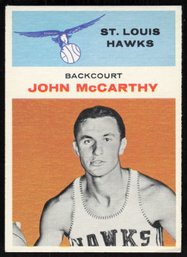 1961 FLEER #30 JOHN MCCARTHY BASKETBALL CARD