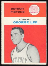 1961 FLEER #27 GEORGE LEE BASKETBALL CARD