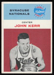 1961 FLEER #25 JOHN KERR BASKETBALL CARD