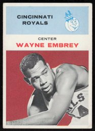 1961 FLEER #12 WAYNE EMBREY BASKETBALL CARD