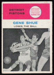 1961 FLEER #41 GENE SHUE BASKETBALL CARD