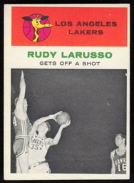 1961 FLEER #57 RUDY LARUSSO BASKETBALL CARD