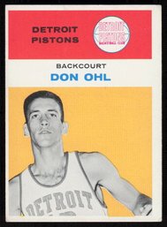 1961 FLEER #33 DON OHL BASKETBALL CARD