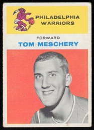 1961 FLEER #31 RC TOM MESCHERY BASKETBALL CARD