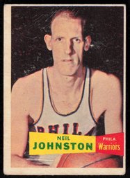 1957 TOPPS #3 NEIL JOHNSON BASKETBALL CARD