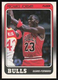 1988 FLEER #17 MICHAEL JORDAN BASKETBALL CARD