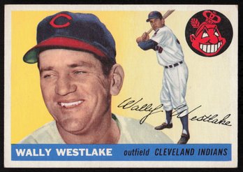 1955 TOPPS #102 WALLY WESTLAKE BASEBALL CARD