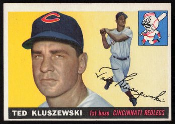 1955 TOPPS #120 TED KLUSZEWSKI BASEBALL CARD