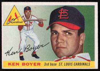 1955 TOPPS #125 KEN BOYER BASEBALL CARD