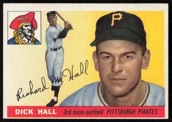 1955 TOPPS #126 DICK HALL BASEBALL CARD