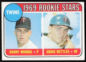 1969 TOPPS #99 CRAIG NETTLES ROOKIE MLB CARD