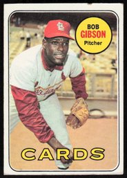 1969 TOPPS #200 BOB GIBSON MLB CARD