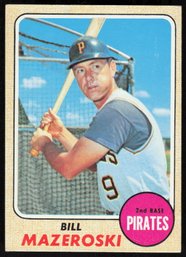 1968 TOPPS #390 BILL MAZEROSKI BASEBALL CARD