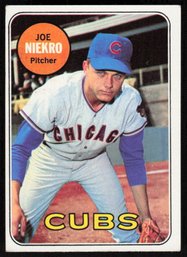 1969 TOPPS #43 JOE NIEKRO BASEBALL CARD