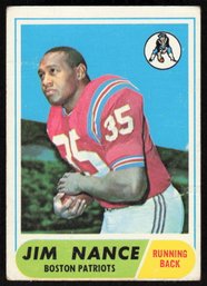 1968 TOPPS #72 JIM NANCE ROOKIE NFL CARD