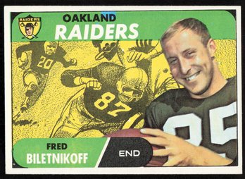 1968 TOPPS #168 FRED BILETNIKOFF NFL CARD