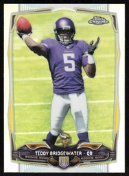 2014 TOPPS CHROME #173 TEDDY BRIDGEWATER FOOTBALL ROOKIE CARD